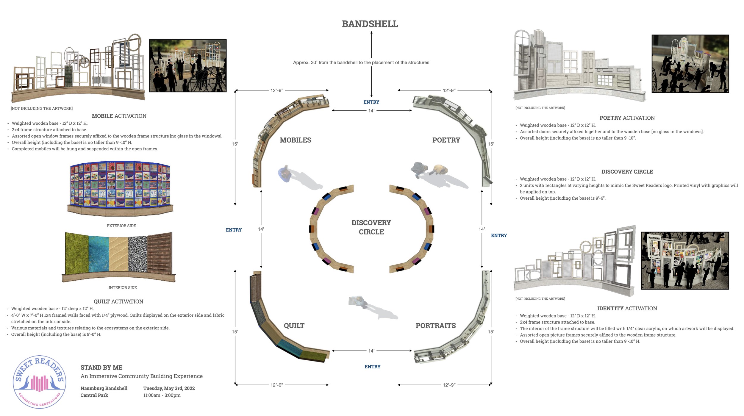 Stand By Me event layout